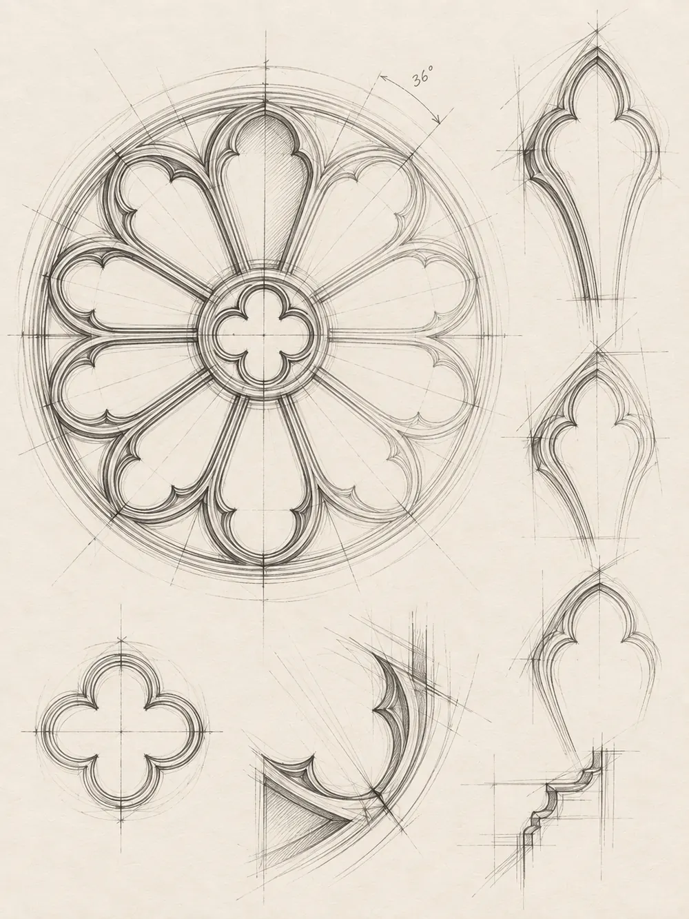 Design sketch: The rose window