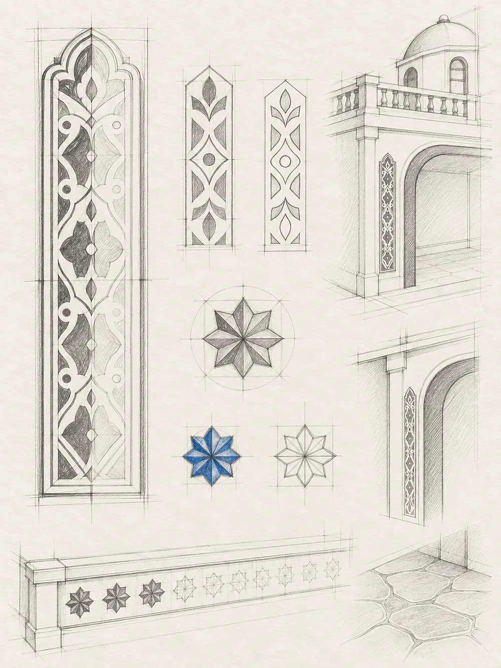 Design sketch: Patterns & paving