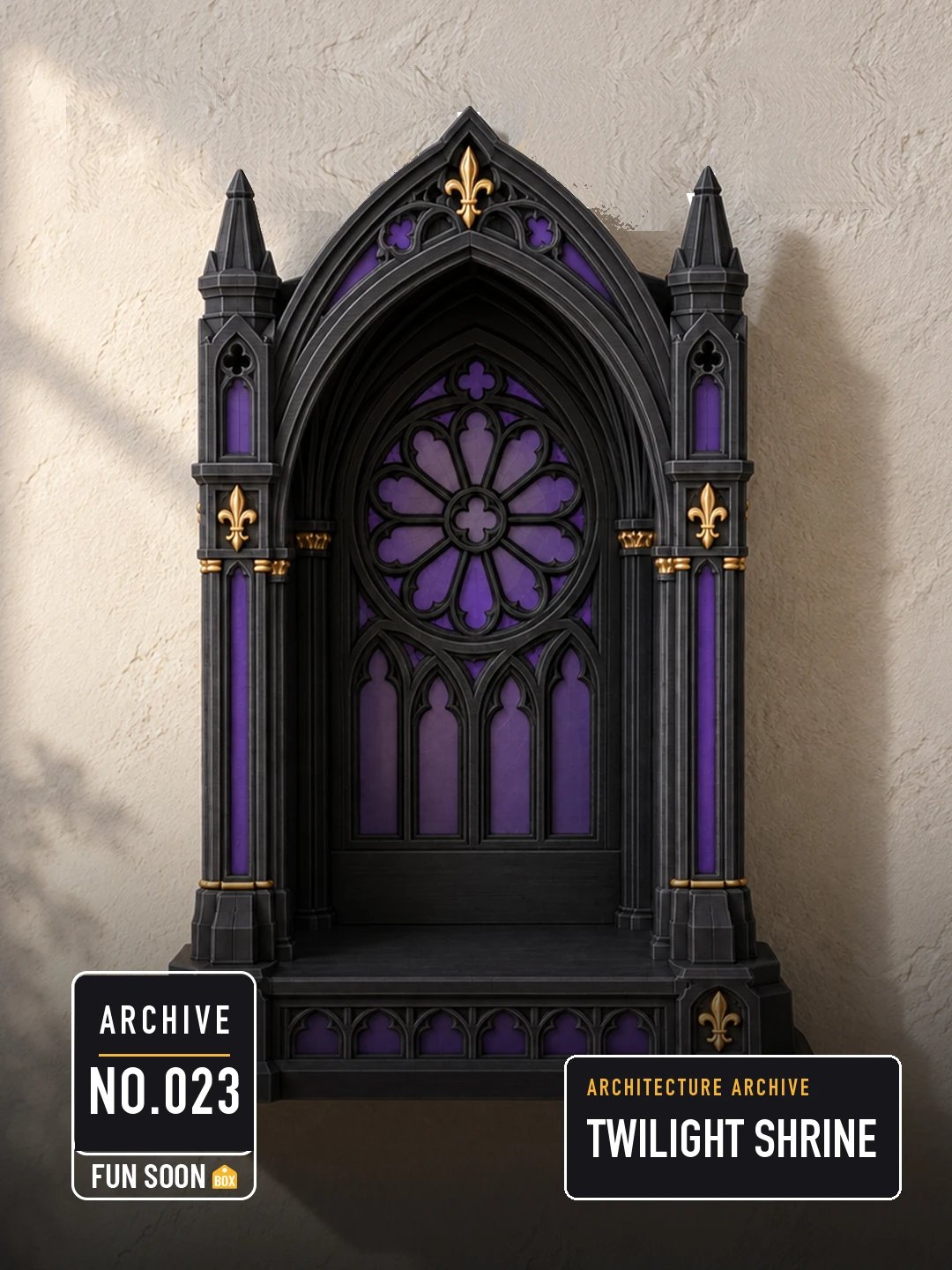 Twilight Shrine display niche — Architecture Archive No.023 poster