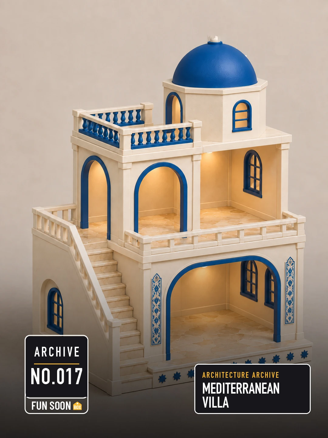 Mediterranean Villa display house — Architecture Archive No.017 poster
